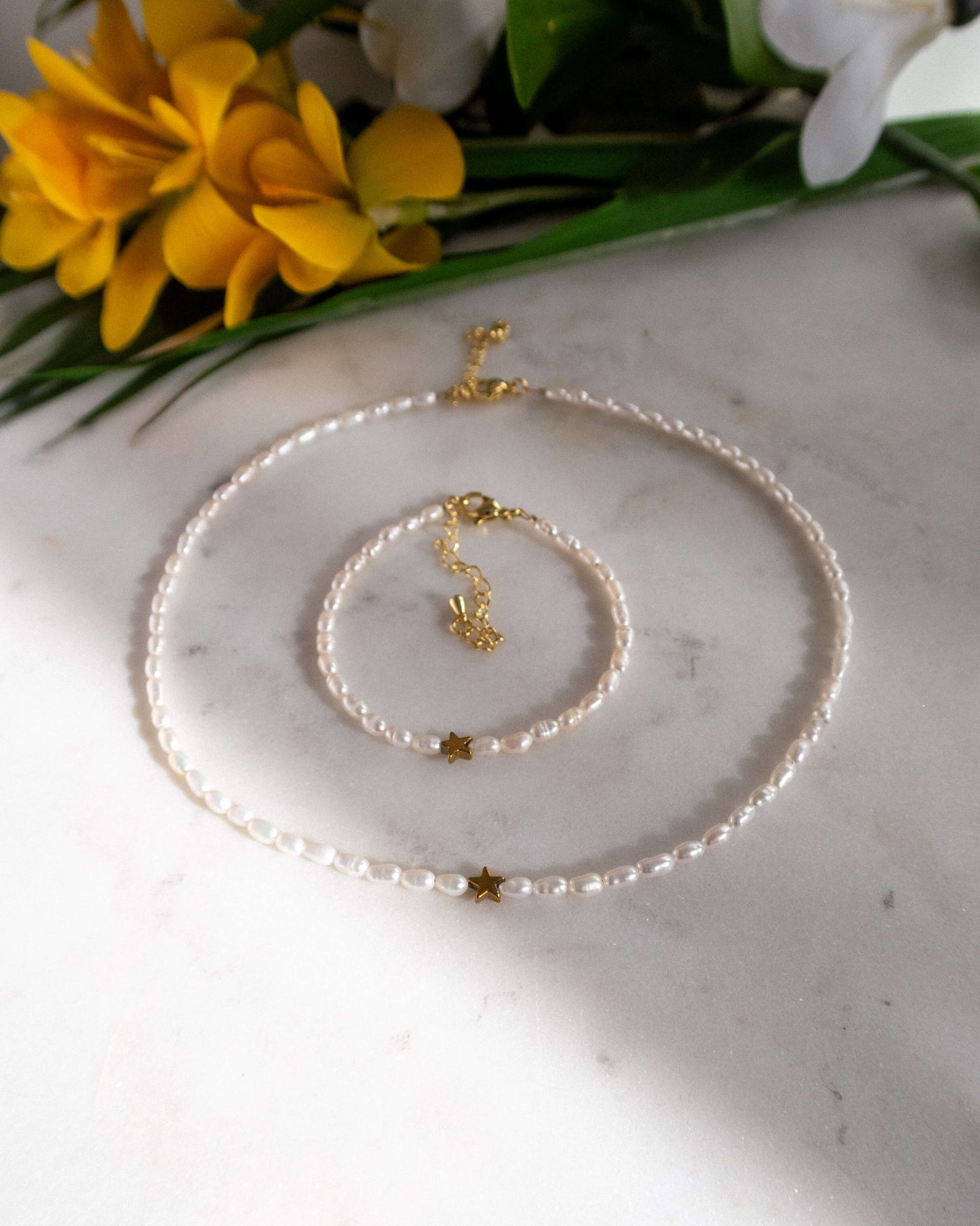 Brățară perle naturale stea Love and Stars Jewels