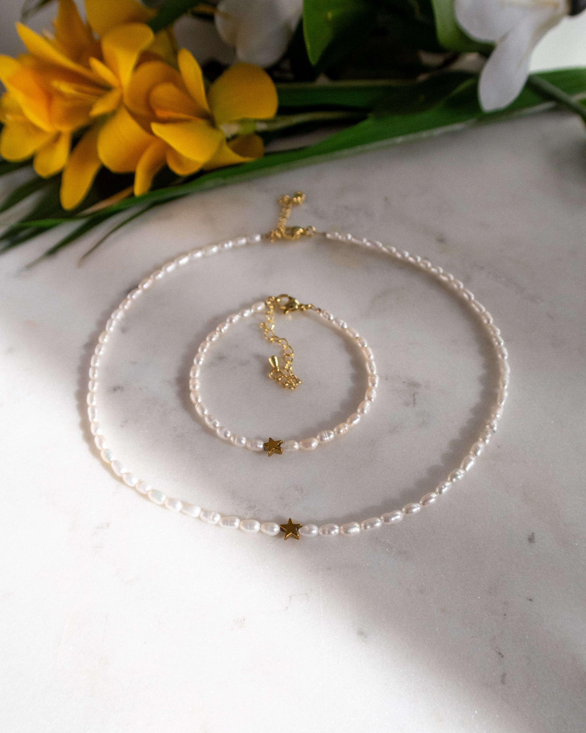 Brățară perle naturale stea Love and Stars Jewels