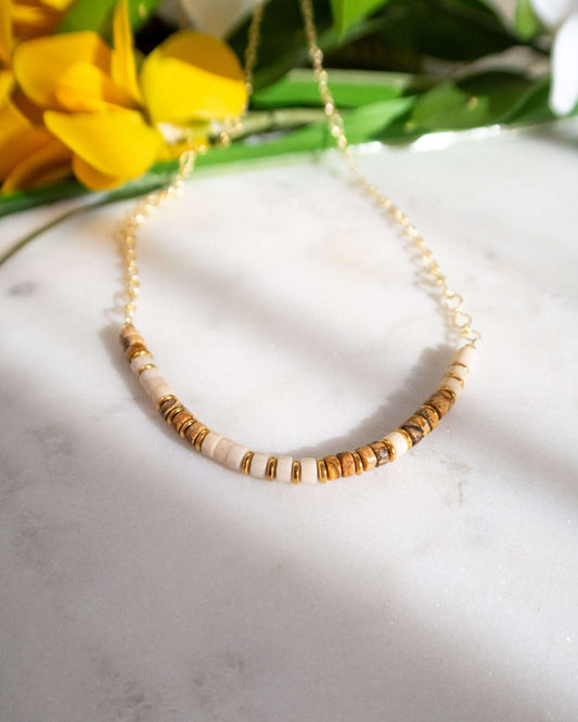 Colier basic pentru vara Love and Stars Jewels