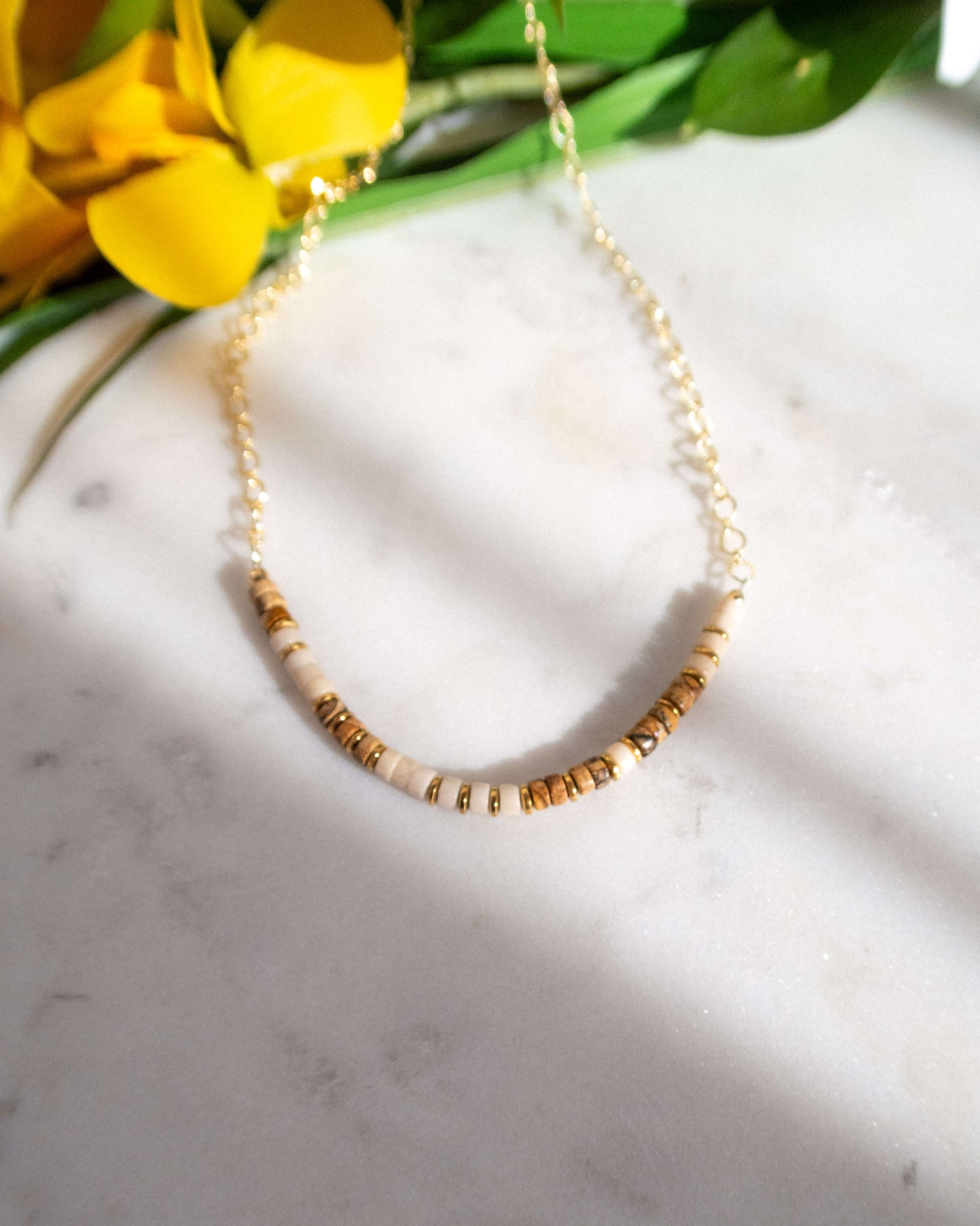 Colier basic pentru vara Love and Stars Jewels