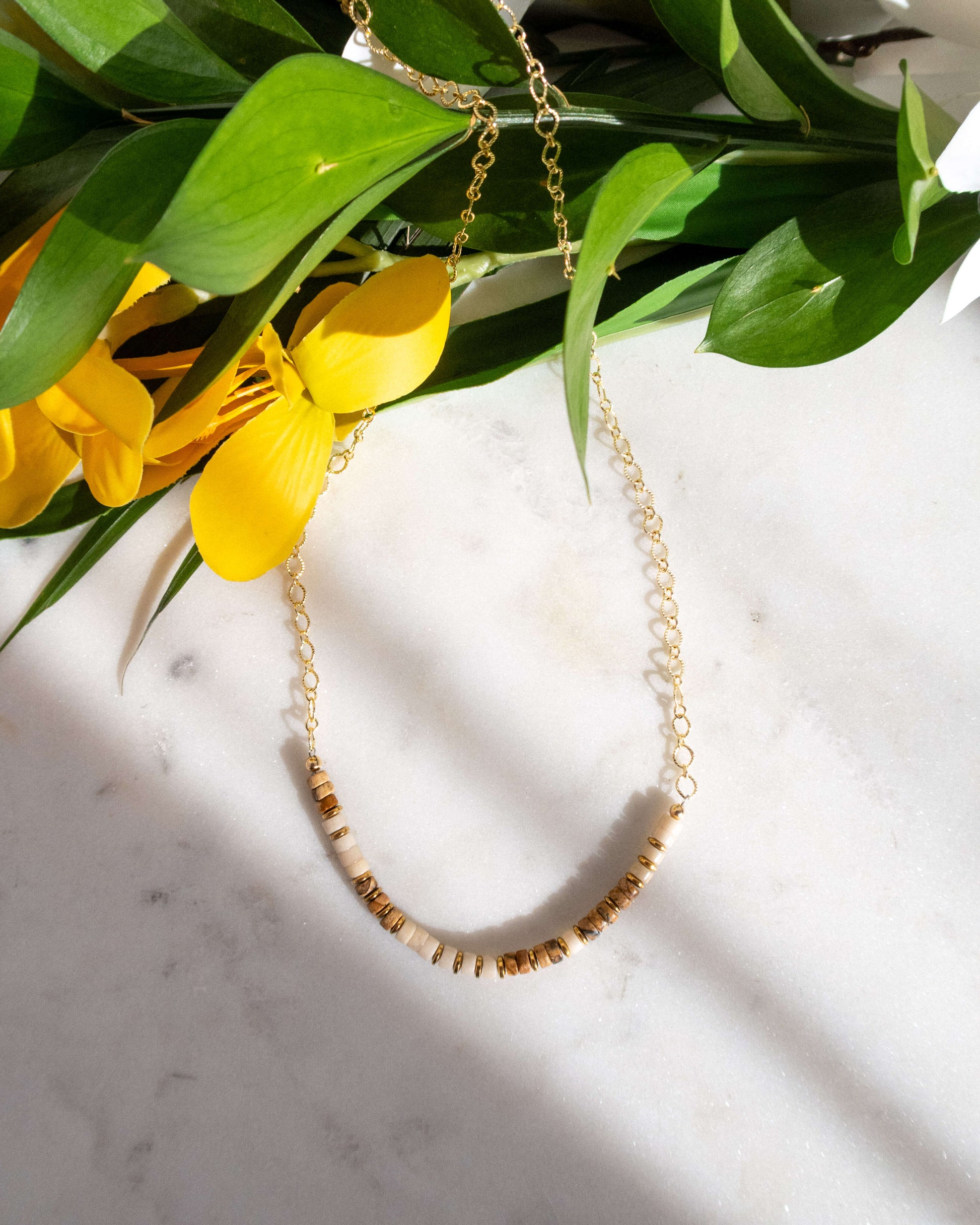 Colier basic pentru vara Love and Stars Jewels