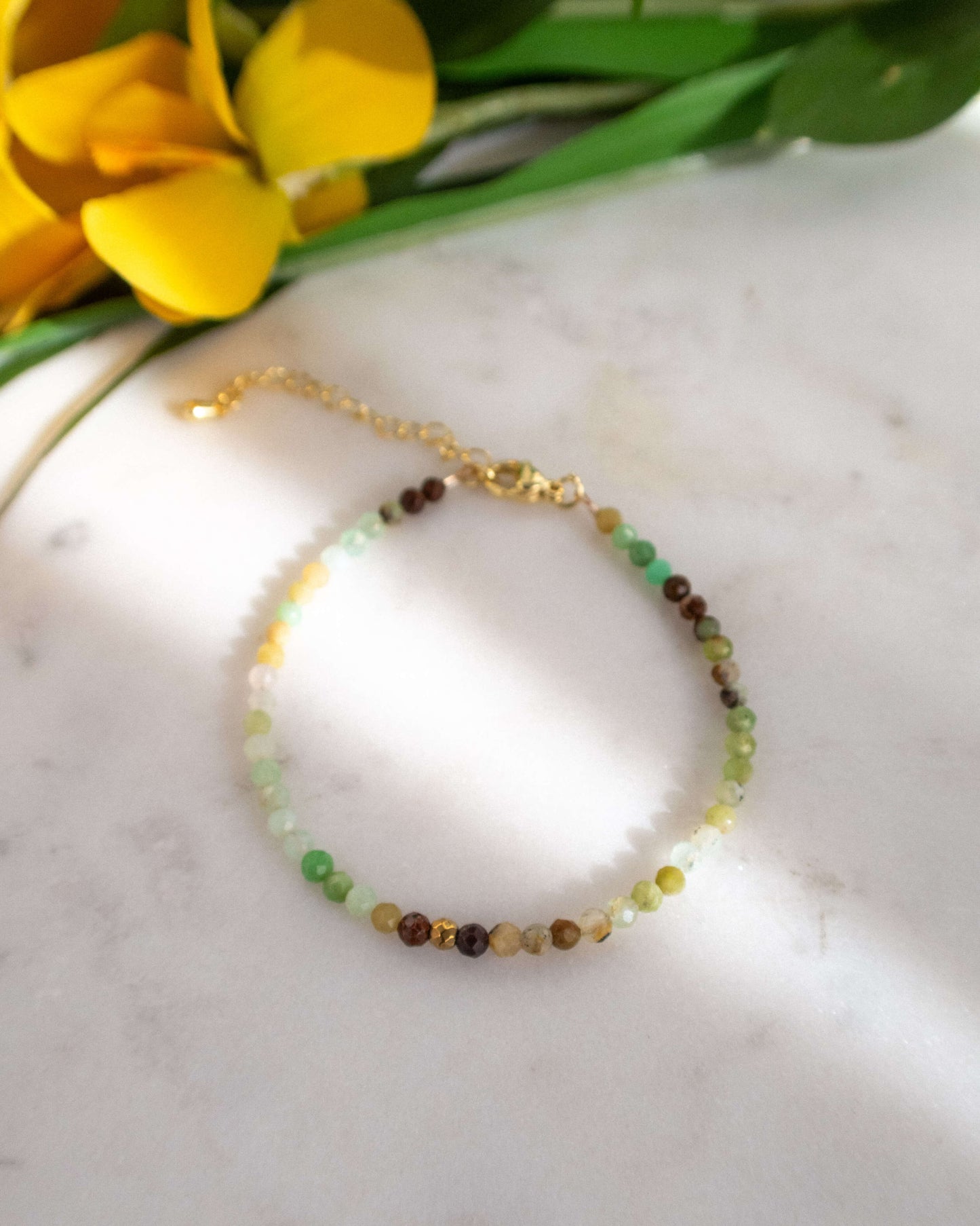 Bratara crisopraz Love and Stars Jewels