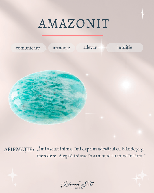 amazonit proprietati spirituale love and stars jewels