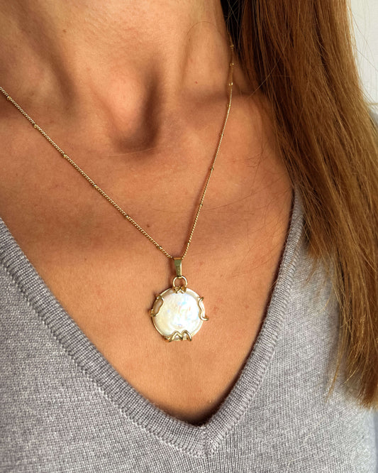 Pandant perla naturala Love and Stars Jewels