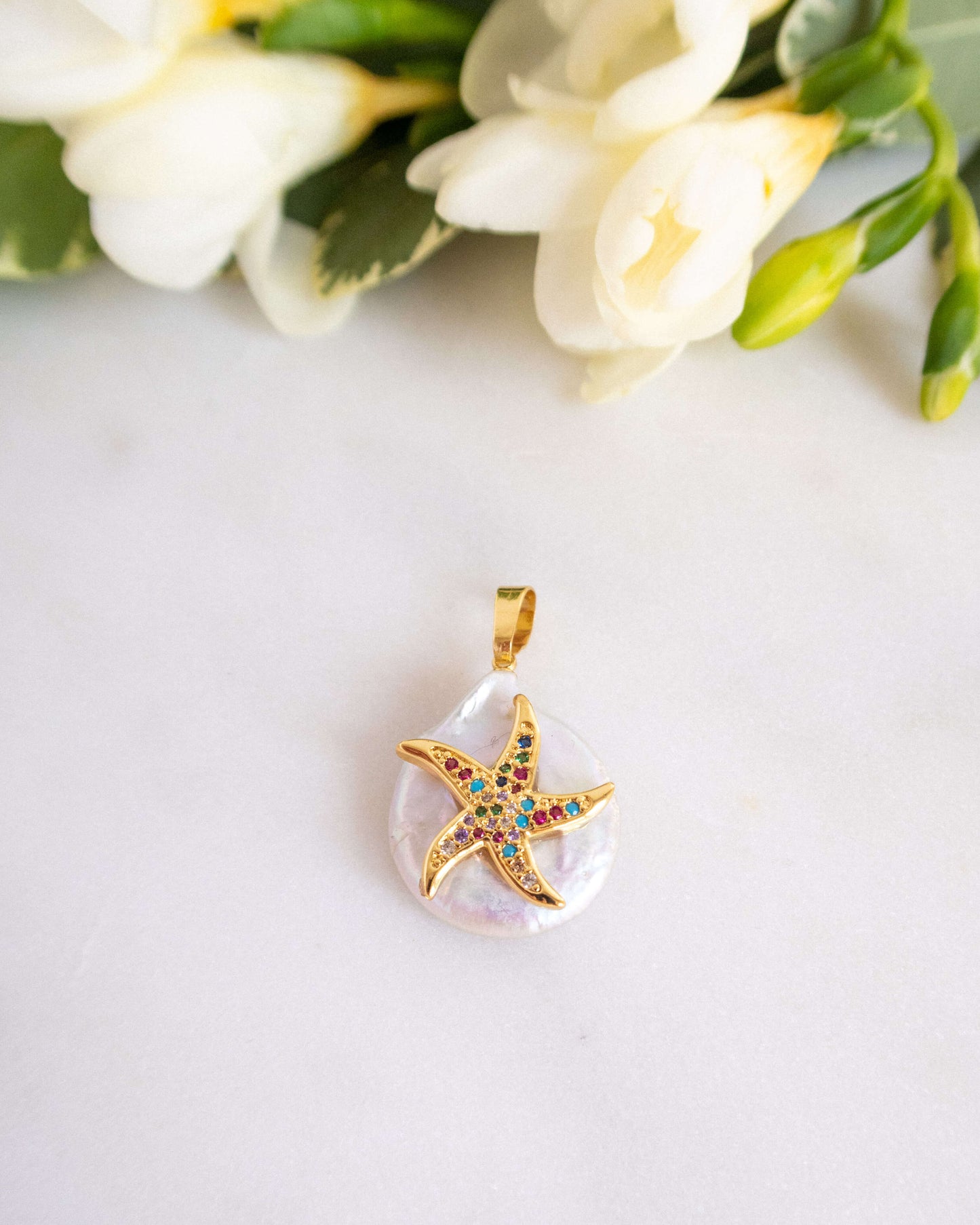 Pandant perla naturala Love and Stars Jewels