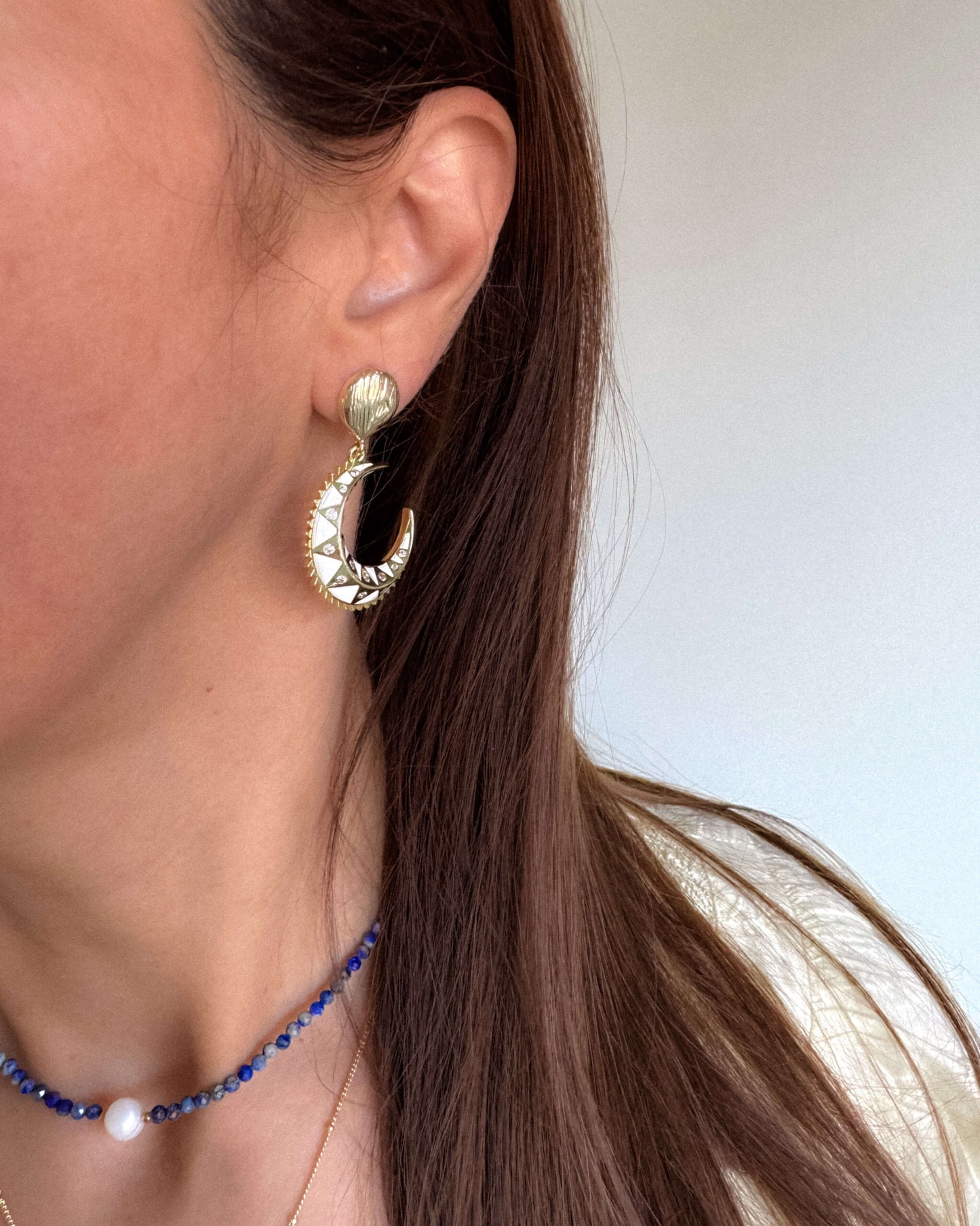 Cercei soare și lună zirconii ALYX