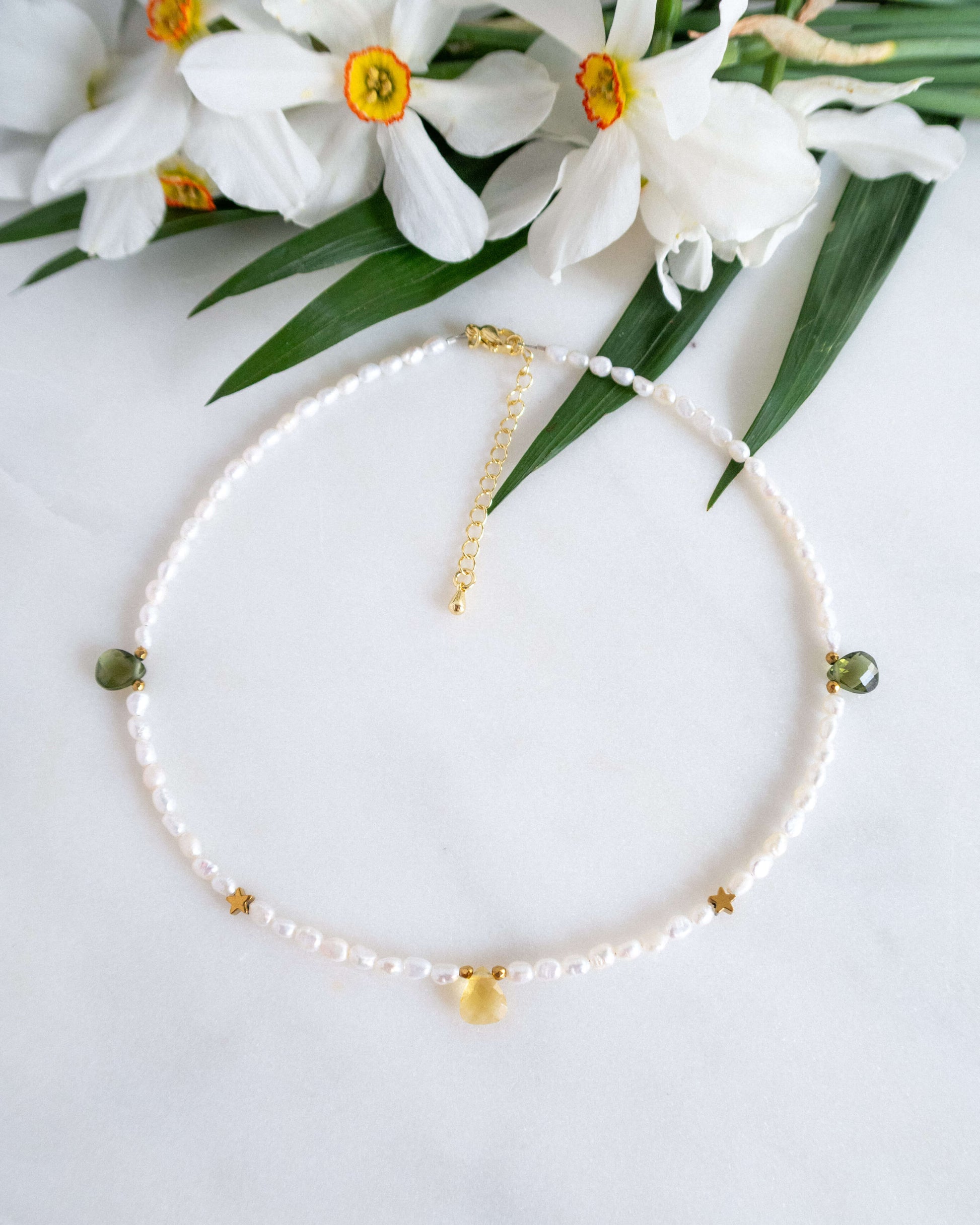 colier la baza gatului perle naturale love and stars jewels
