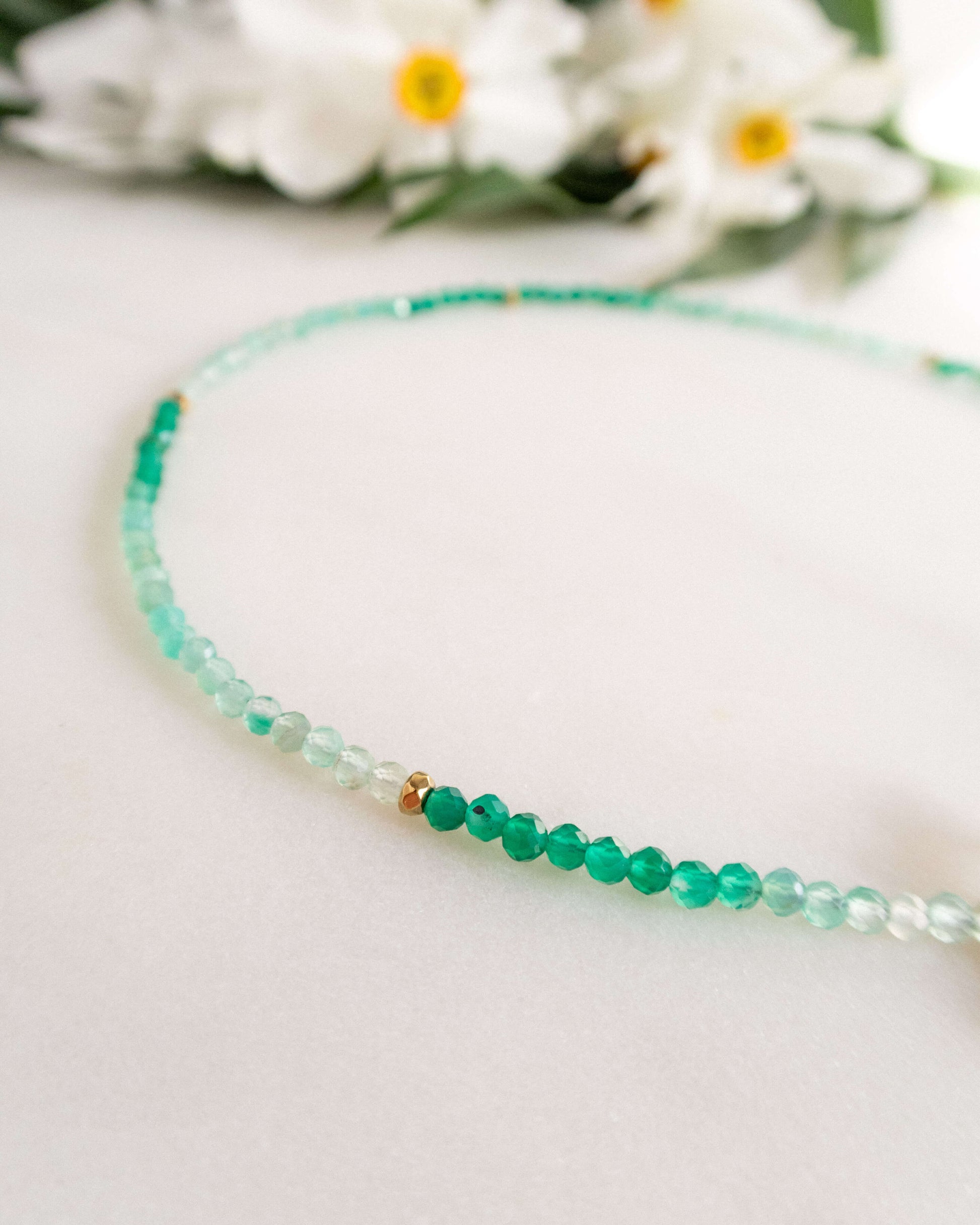 Colier verde cadou pentru iubita love and stars jewels