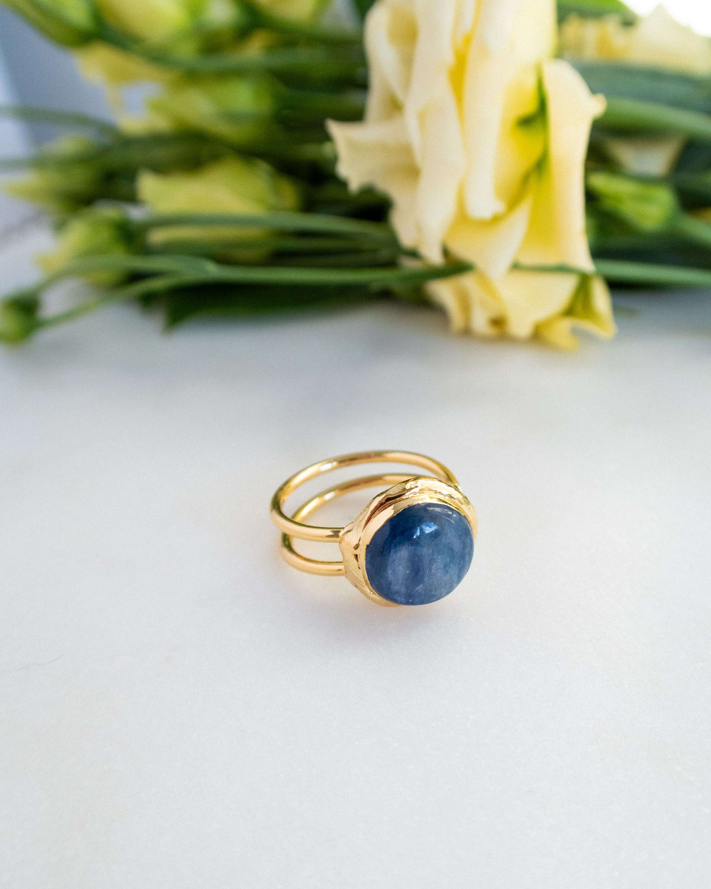 Inel reglabil kyanit ERSILIA