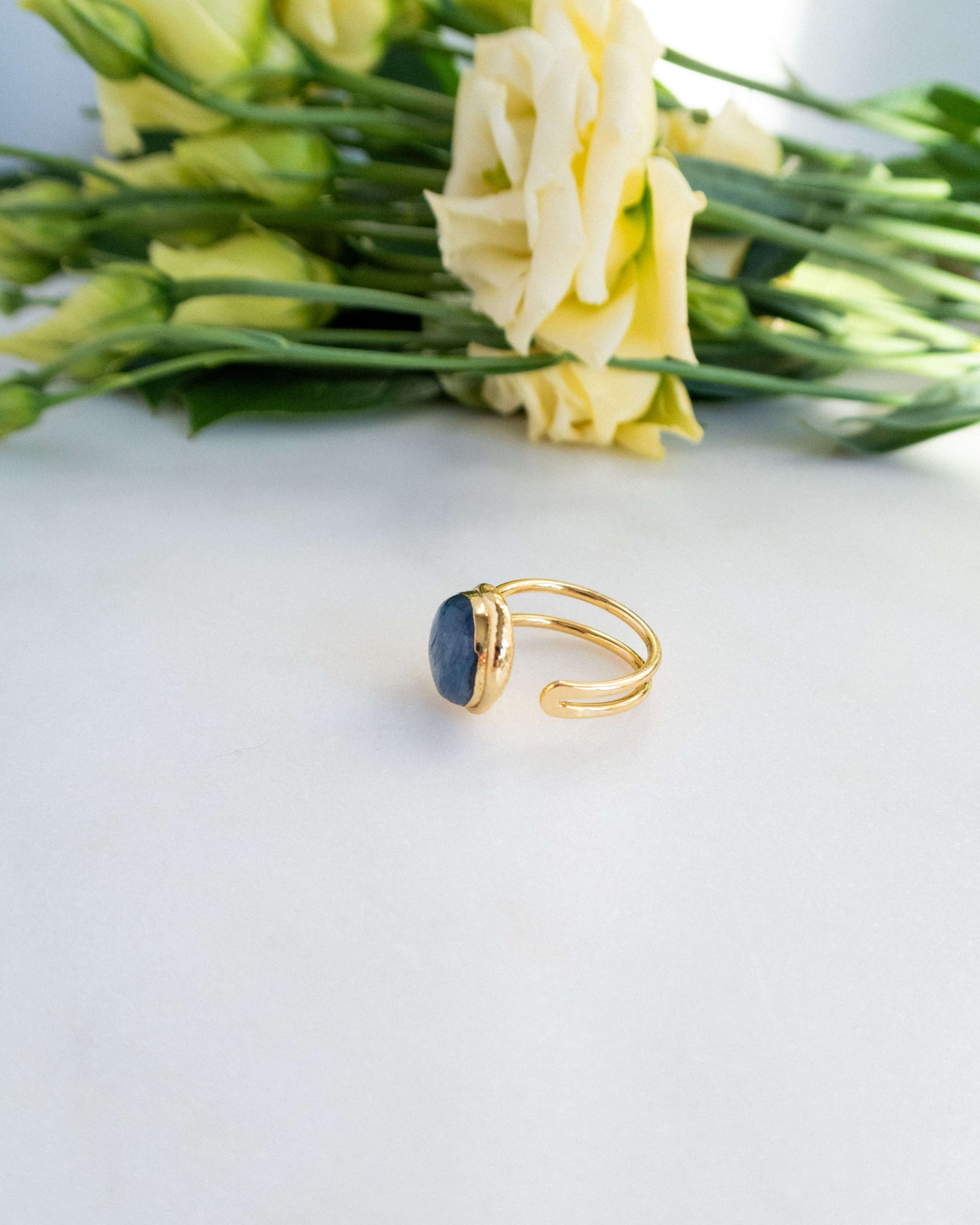 Inel reglabil kyanit ERSILIA