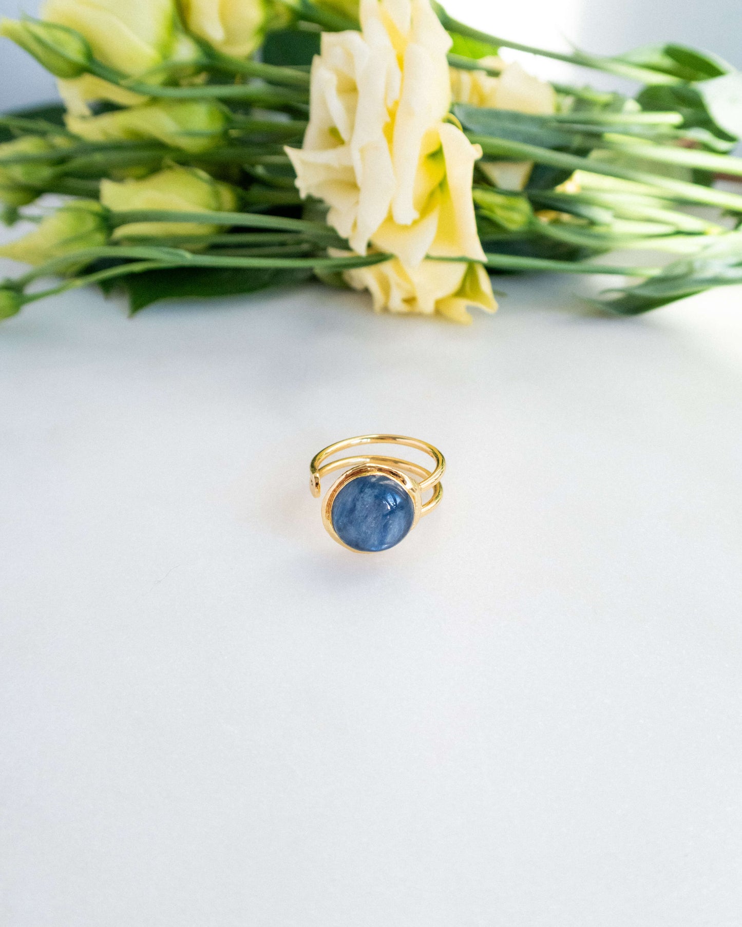 Inel reglabil kyanit ERSILIA
