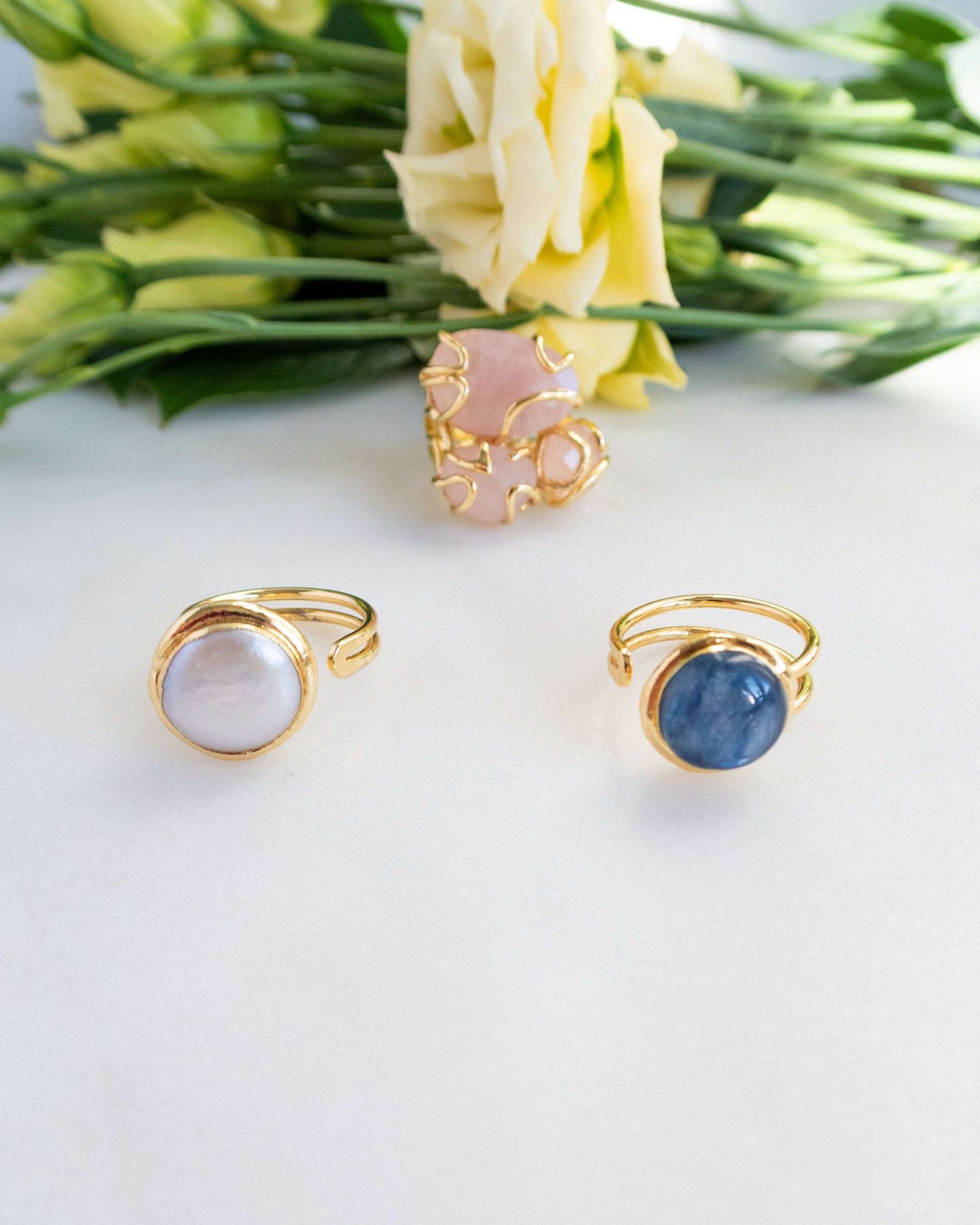 Inel reglabil kyanit ERSILIA