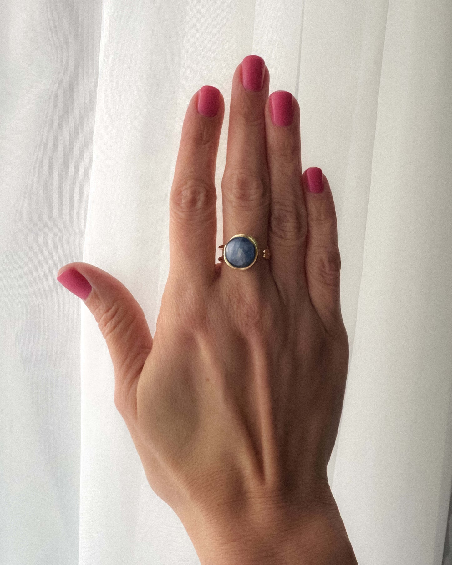 Inel reglabil kyanit ERSILIA