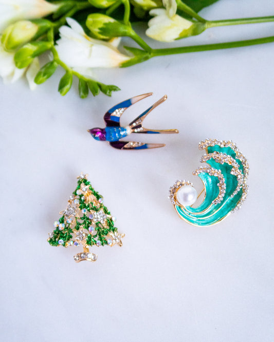 Pachet 3 broșe GLIMMER