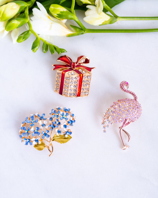 Pachet 3 broșe SHINE