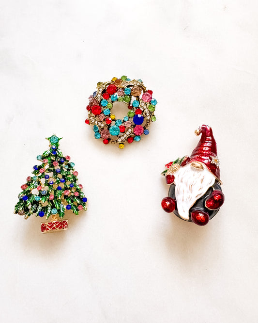 Pachet 3 broșe SANTA