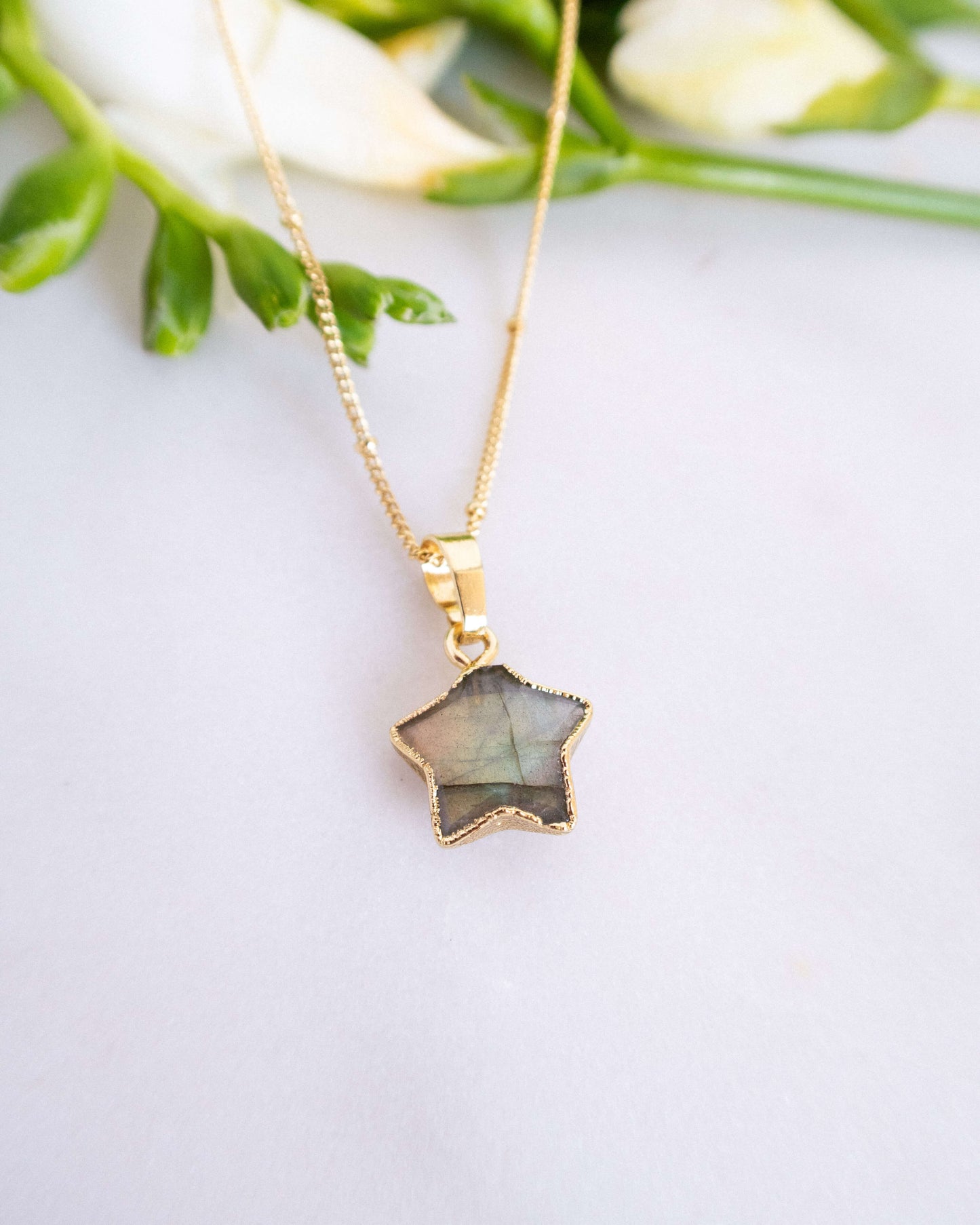 Colier stea labradorit ALIX