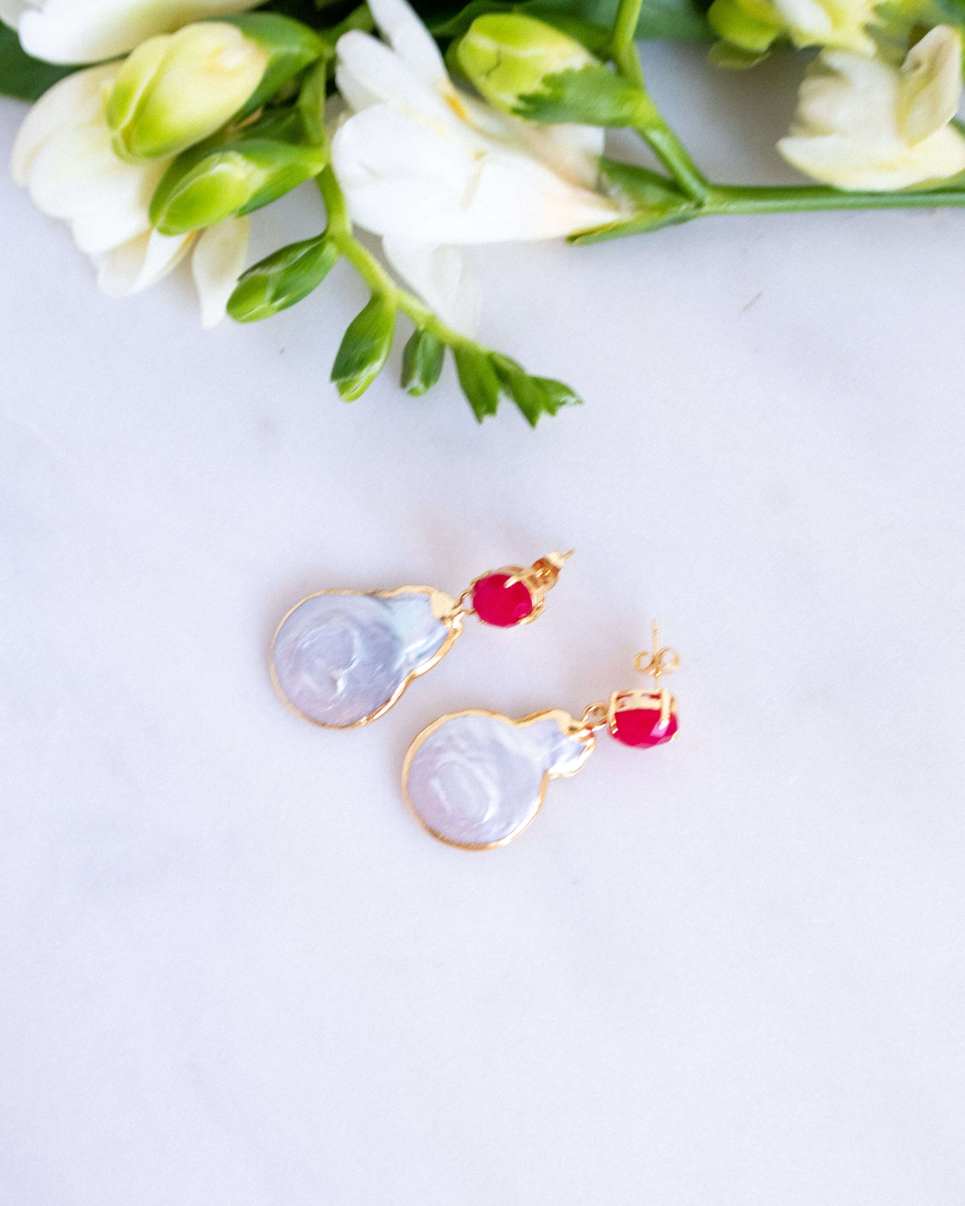 cercei perle naturale jad cadou pentru sotie love and stars jewels