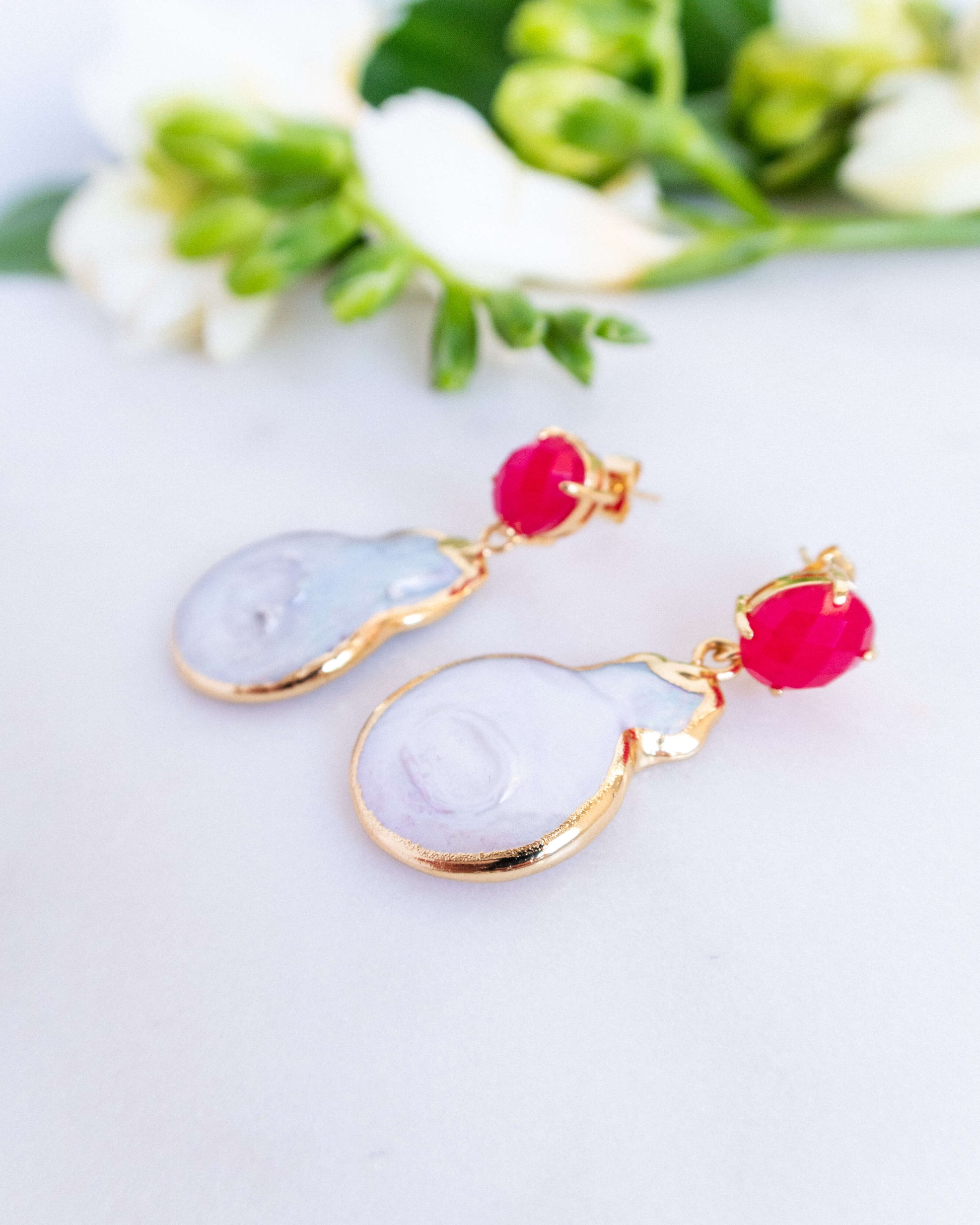 cercei perle naturale jad cadou pentru sotie love and stars jewels