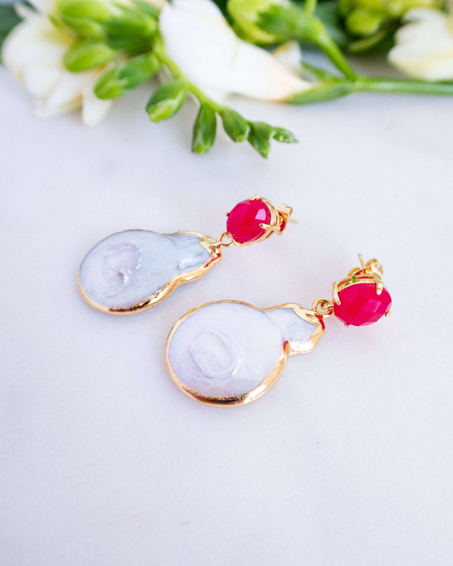 cercei perle naturale jad cadou pentru sotie love and stars jewels