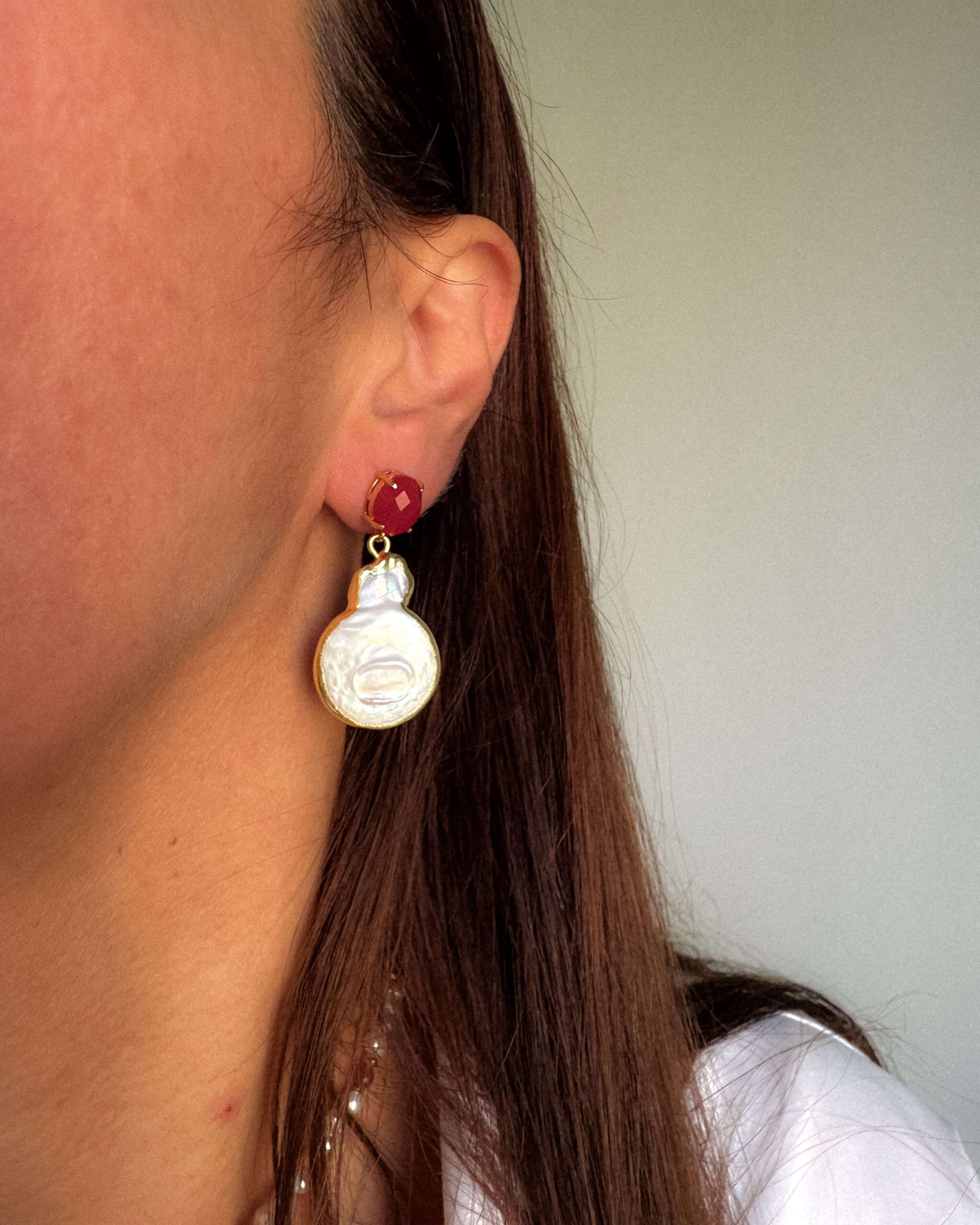 cercei perle naturale jad cadou pentru sotie love and stars jewels