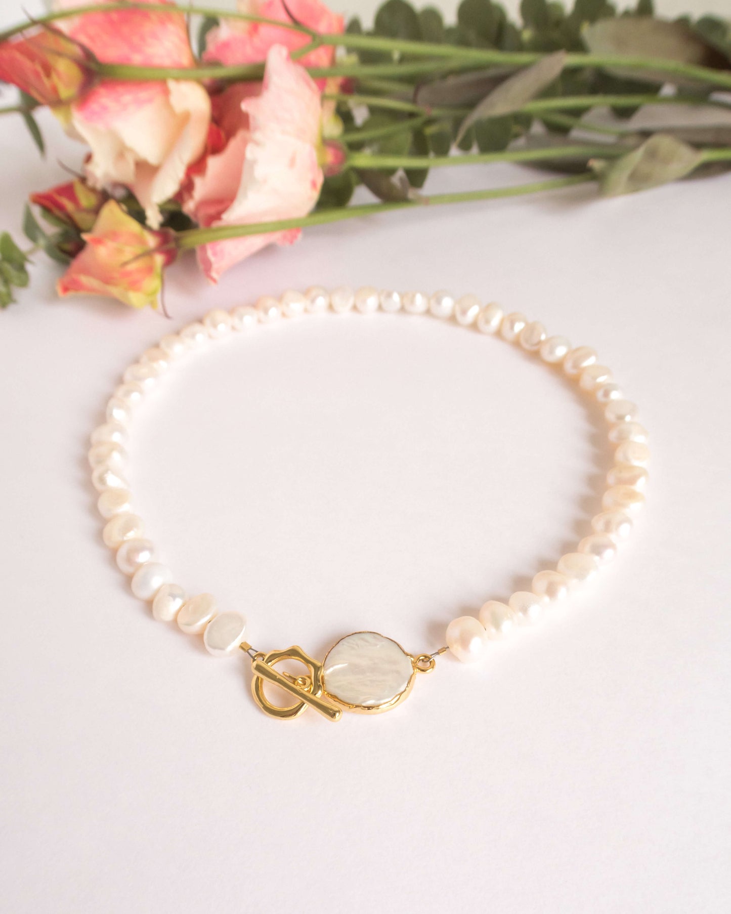 Colier cu perle cadoul perfect pentru femei toamna 2022 Love and Stars Jewels